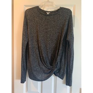 Target knotted front sweater